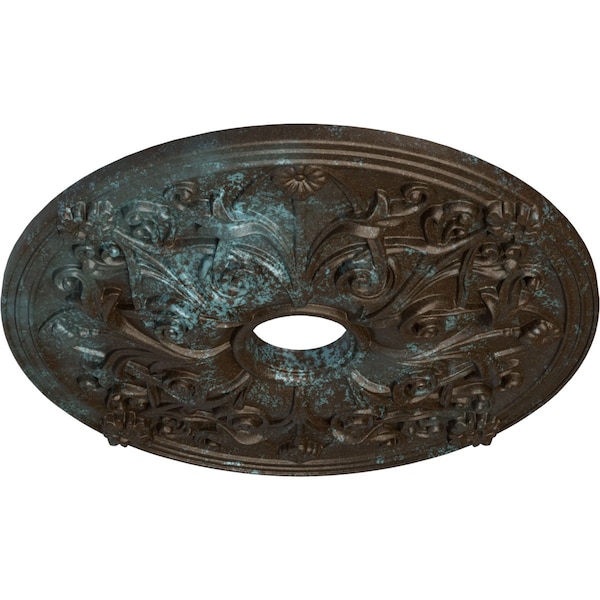 Jamie Ceiling Medallion (Fits Canopies Up To 3 7/8), 23 5/8OD X 3 7/8ID X 2 1/8P